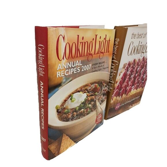 2 Cooking Light COOKBOOKS Hardcover Healthy BEST OF ANNUAL Big Book 1500 Recipes - Picture 2 of 15